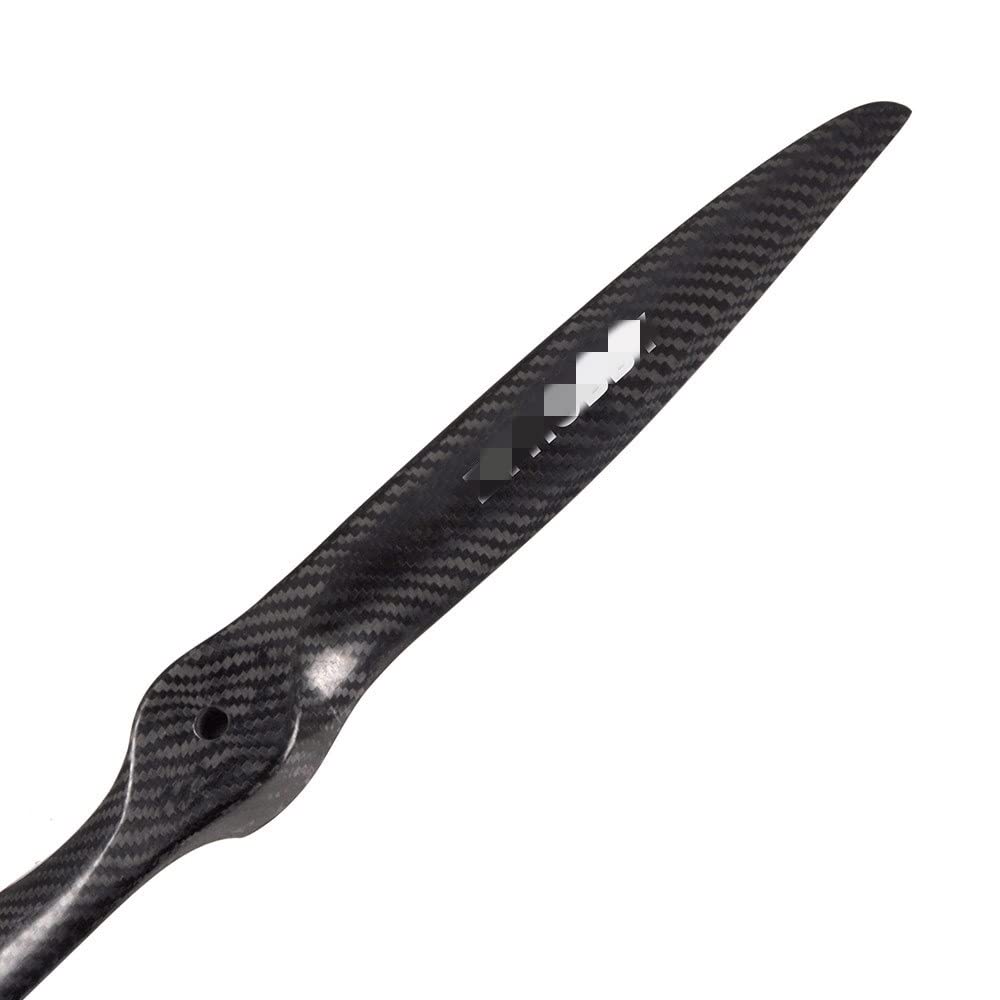 COMODO Part de reemplazo de Propeller de Fibra de Carbono para RC Fixed Wing Gas Plane Flight Repair Compatible con 19x8 19X10 20X8 22x10 23x9 23X9(19X10)
