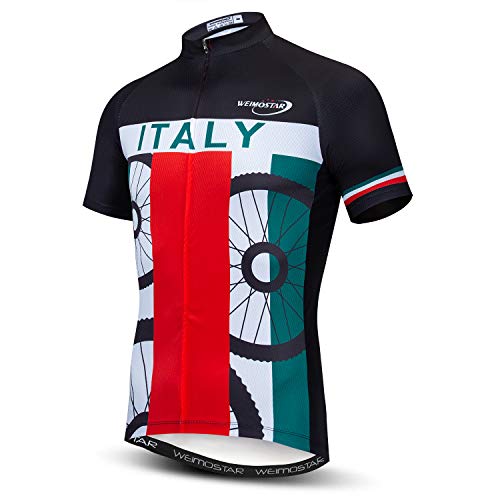 Ciclismo Jersey Uomini Manica Corta Bike Shirt Top...