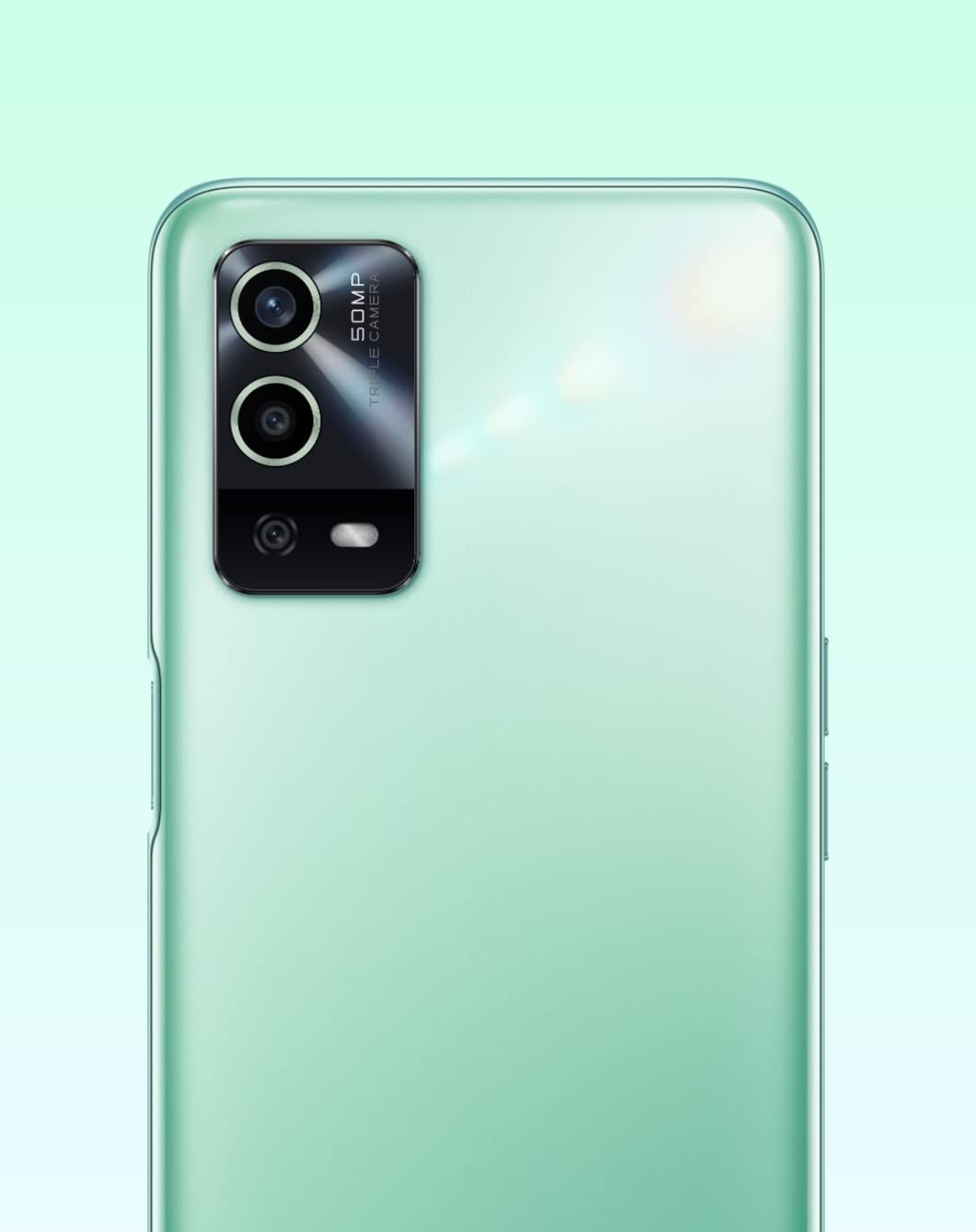 Refurbished) OPPO A55 (Mint Green, 4GB RAM, 64GB Storage