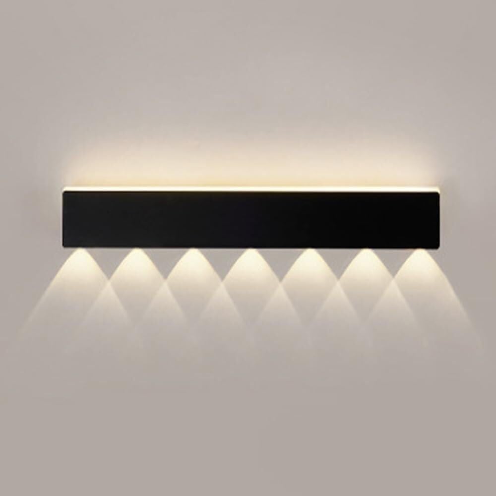HCZKIUJY Wall Lamp Hardwired Long Strip Wall Mount Lights Black Bar Long Wall Sconce Modern Farmhouse Industrial Wall Light,Kitchen Light (60cm)
