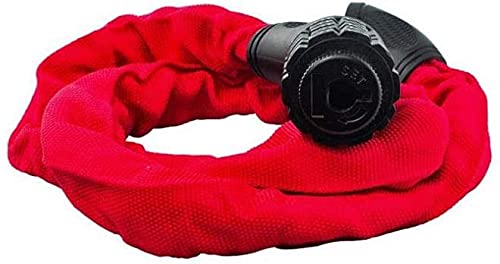 Lucchetto per Bicicletta, Catena antifurto per Mountain Bike, Lucchetto a Combinazione, Adatto per Biciclette, motociclette e Veicoli elettrici (Colore: Rosso)