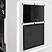 ZYAMY 4pcs 120mm PC Fan Dust Filter Magnetic Frame Computer Fan Grills Dust Mesh PC Cooler Filter Screen Dustproof Case Covers 12cm x 12cm, Black