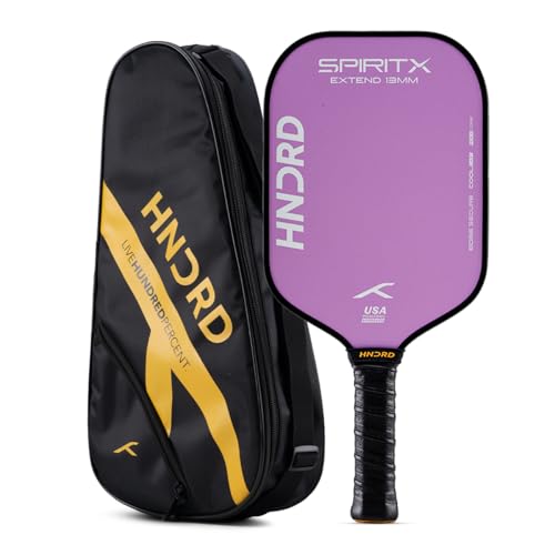Image of Hundred Spirit X Pop - Pickleball Paddle | 13mm Core | Wide Body Power Paddle | Enhanced Sweet Spot | Ideal for Beginners & Intermediate Players | Free Paddle Bag