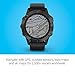 Garmin Fenix 6 Sapphire, Premium Multisport GPS Watch, Features Mapping, Music, Grade-Adjusted Pace Guidance and Pulse Ox Sensors, Carbon Gray DLC with Black Band