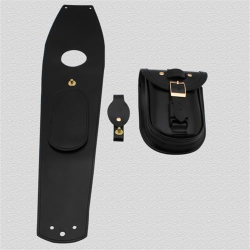 Sac de réservoir moto rétro en cuir PU noir sacoche de rangement R18 Classic 2020-2024