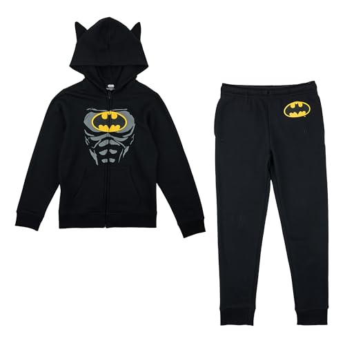 Traje Batman para niños 2 piezas con capucha y joggers