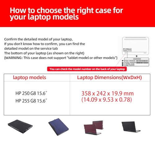 Funda para portátil HP 250 G8 15.6 pulgadas gris oscuro miniatura 6