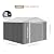 GarveeLife 10x8 Ft Outdoor Storage Shed, Large Steel Utility Tool Shed, Garden Patio Lawn Poolside Metal Shed Outdoor Storage with Sloped Roof & Locking Door Designed to Organize Tools in Yard, Gray