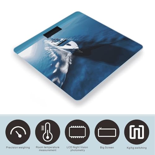Báscula Digital para Baño con Medidor de Cinta 400 lb miniatura 3