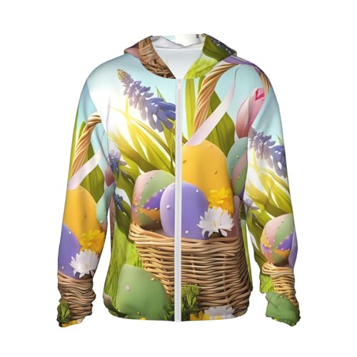 Veste à capuche avec fermeture éclair motif de Pâques, le cadeau idéal de saison