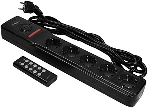 V7 Überspannungsschutz Steckdosenleiste - 6-fach, 1050J, 1,8m Kabel