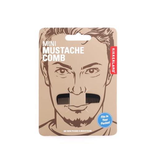 Peine Mini Mostacho Acero Inoxidable miniatura 3