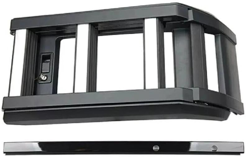 Foldable Lift Ladder Protective Frame Fits for Wrangler JL/JLU 2018-2023 2024 Window Roof Step Ladder Black