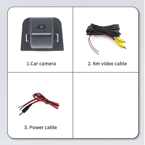 Caméra de recul pour Toyota Prius 2011-2014 avec trajectoire dynamique - 5