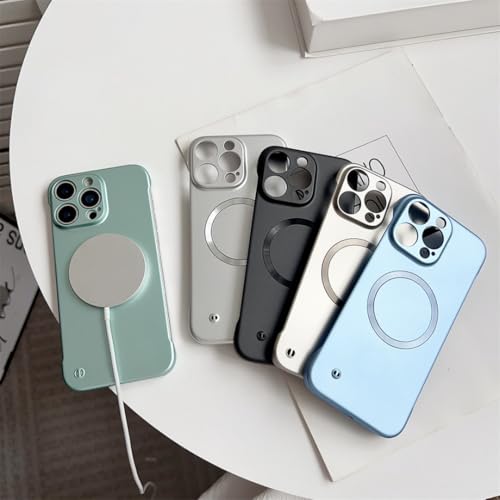 Coque rigide iPhone 16 Pro vert mat pour un usage quotidien minimaliste - 5