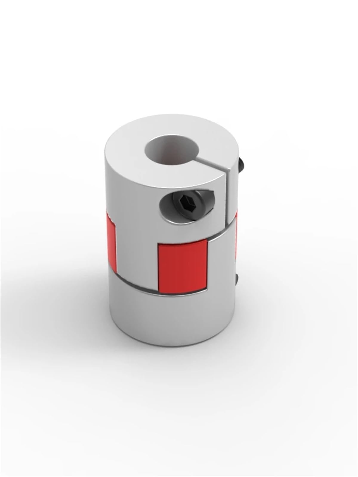 Coupleur à deux mâchoires XB D20L30 B, connecteur de moteur d'accouplement d'arbre flexible en aluminium prune 4/5/6/6,35/8 mm, 1 pièce(6.35mm to 9mm)