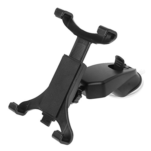 UNTERING Soporte ajustable para tableta, soporte para salpicadero de coche de 7 a 11 pulgadas para teléfono, tablet, soporte para tableta, soporte de base, estante de salida, estante de abrazadera