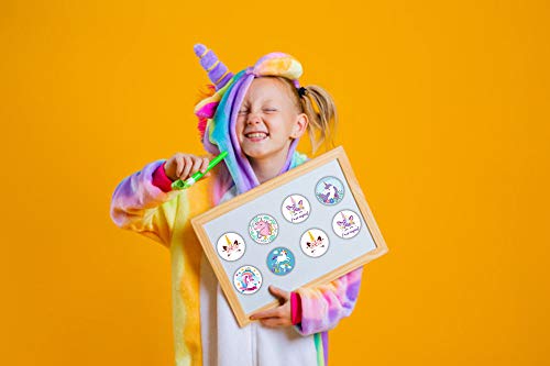 Roranic LX-0228STA Unicorn Stickers For Girls 4-8,500Pcs 6 Assorted Designs Watercolor Roll Unicorn Stickers For Party Bags,Self Adhesive Diy School Craft Sticker Unicorn Party Favors thumb #2