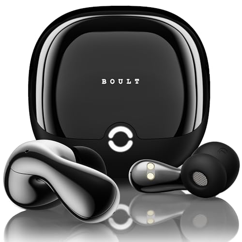 Boult Newly Launched Klarity 1 in Ear TWS Earbuds with 80Hrs Playtime, Liquid Metal Body, Dual Device Pairing, 4 Mics ENC, 45ms Low Latency, 13mm Bass Drivers Ear Buds Bluetooth 5.4 (Midnight Black) (B0D54BMMG3) Amazon Price History, Amazon Price Tracker