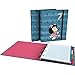 Mafalda 88102637. Classeur 4 anneaux perforés, A4, recharge 100 feuilles quadrillées 5 x 5, intercalaires, enveloppe transparente, dos courbé, carpebook, collection Mafalda, Avion