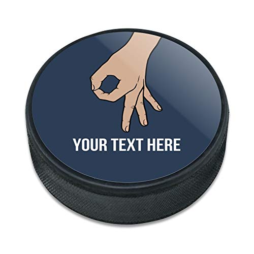 GRAPHICS & MORE Personalized Custom The Circle Game 1 Line Ice Hockey Puck