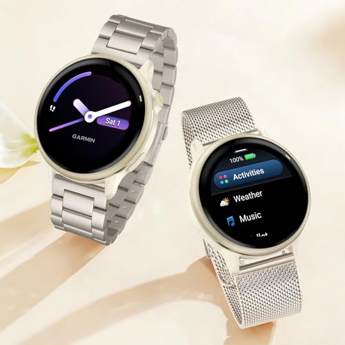 Correas de acero inoxidable para reloj vivoactive mujer miniatura 5