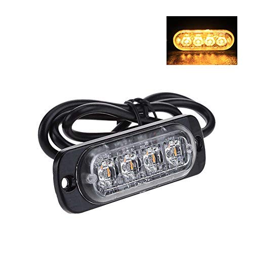 mecoco �f�C���C�g LED 2�Z�b�g �t���b�V�� �X�g���{ �x���� 12V-24V �ėp�ԗp�X�g���{ �t���b�V�����C�g �SLED ���P�x �ԐڏƖ��x���� �p�g���[�� �C���~�l�[�V���� (�C�G���[)