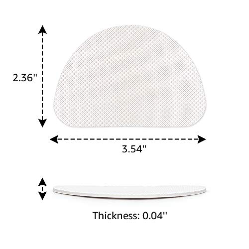 Image of 8Pcs Silicone Anti-Slip Shoe Pads: Discreet Quiet Sole Grips | Muffle Loud Heels: Self-adhesive, cut-to-fit quiet grips for dry indoor use. Budget-friendly fix for office & weddings