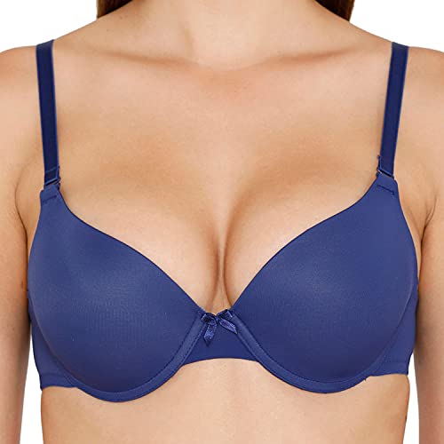 Image of Zivame Women's Synthetic Padded Wired Seamless, Push-Up Bra