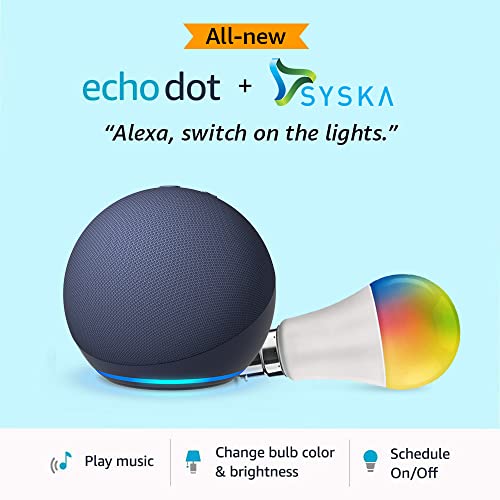 Image of Amazon Echo Dot (5th Gen) | Smart speaker with Bigger sound, Motion Detection, Temperature Sensor, A