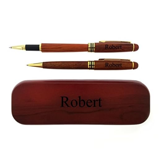 Gifts Infinity Gifts Infinity Rosewood Engraved/Personalized Pens and Letter Opener Set Free Engraving (2 P/P Pen Set, Rose Wood)