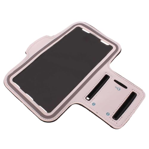 Running Armband Sports White Compatible with Samsung Galaxy A73 5G/A72/A71, Gym Workout Case Cover Band Arm Strap