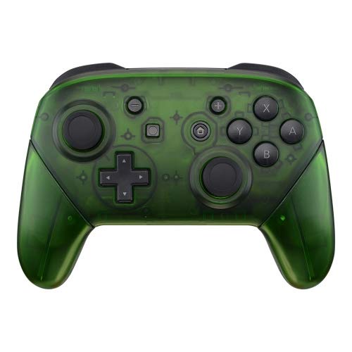 Transparent Green Custom Pro Controller for Nintendo Switch