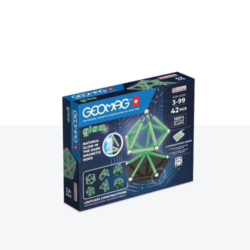 GEOMAG - GLOW 42 Pieces - Jeu de Constr ...