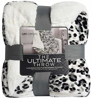 Life comfort The Ultimate Throw Faux Fur Cheetah