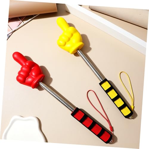 Punteros telescópicos de aula en pack de 2 unidades extensible amarillo y rojo 5