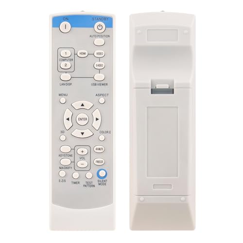 Image of Replacement Remote Control Compatible for Mitsubishi Electric DLP Projector XD250U-G XD600U-G XD280U-G FD630U-G WD620U-G GS-312 GS-31 XD250U-ST XD280U XD600U XD590U XD700U XD250U FD630U XD700U WD620U