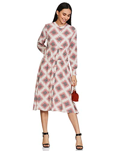 Image of Marks & Spencer Women's Rayon Empire Waist Knee-Length Dress
