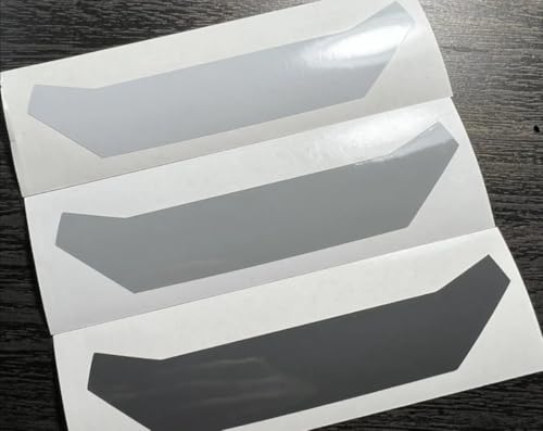 Image of Decals Compatible with 3rd Gen Truck, 3D Domed Emblem Stickers Overlays,Glovebox /Dash Inlay Domed Decal Inserts,Compatible with Truck 2016-2023 【White】