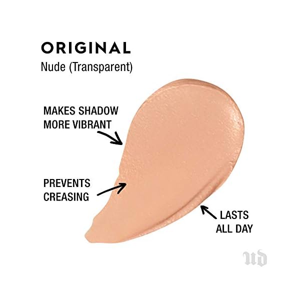 Urban-Decay-Eyeshadow-Primer-Potion-Original-Travel-Size-Award-Winning-Nude-Eye-Primer-for-Crease-Free-Eyeshadow-Lasts-All-Day-Great-for-Oily-Lids-016-fl-oz Urban Decay Eyeshadow Primer Potion, Award-winning Nude Eye Primer, Crease-free Eye Makeup Looks, Smooths & Preps Eyelid Base for Vibrant Color, All-day Wear, Dries Invisible, All Skin Tones, Vegan