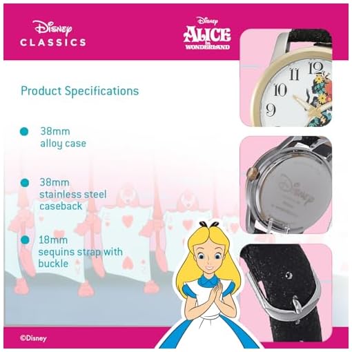 Disney's Alice analog quartz watch - Image 4