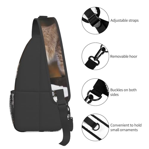 Bolso cruzado masculino tipo bandolera mochila para senderismo miniatura 5