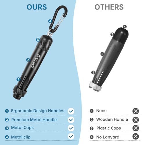 lumber crayon holder for 1234 round or hexagonal crayonsferro rods industrial heavy duty carpenterconstruction aluminum crayon holder black