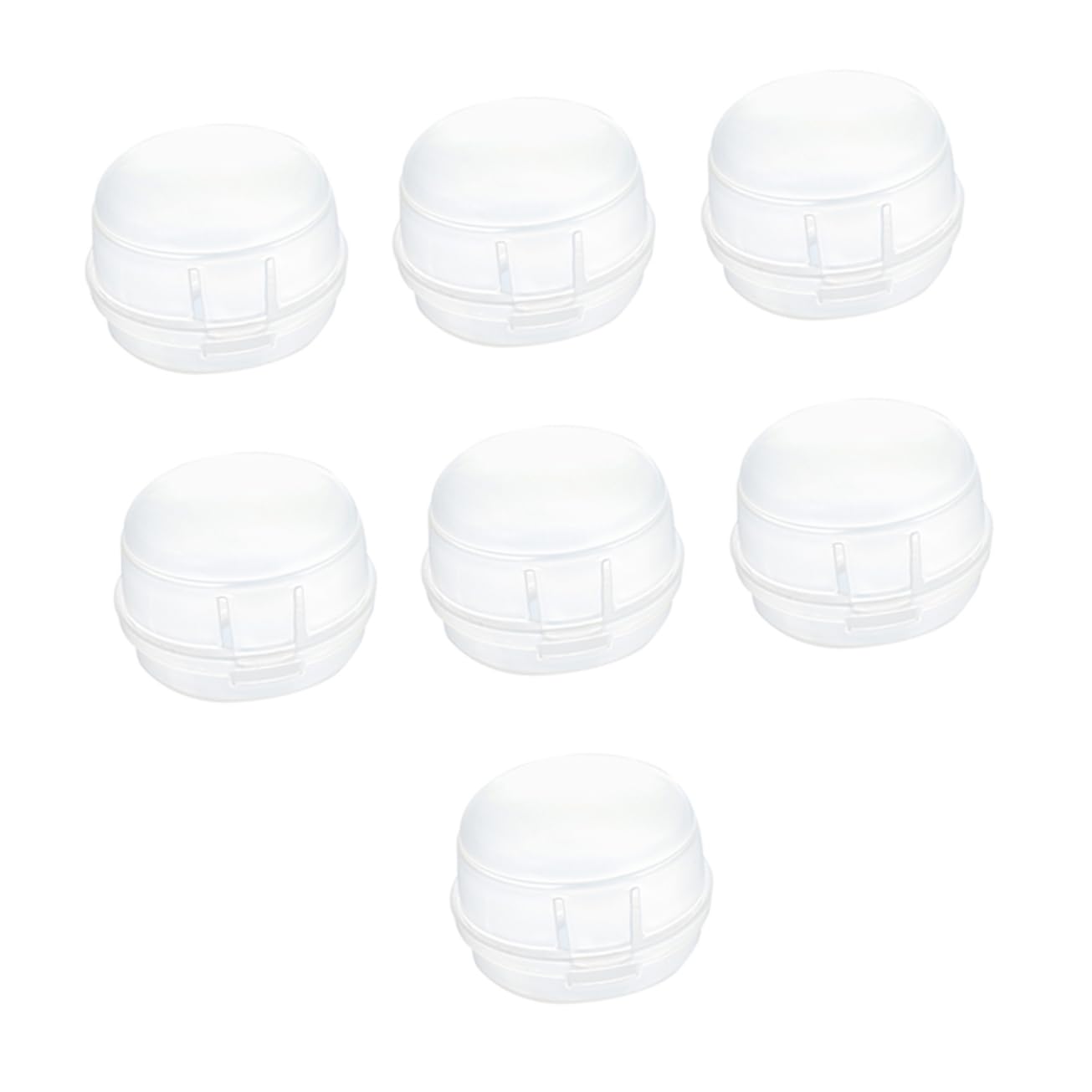 IWOWHERO 7-Piece Stove Knob Covers Set Safety Case for Gas Stove Pp Material Baby Proof Design Easy to Open for Adults
