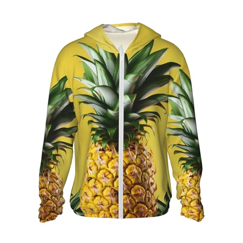 Chemise de soleil pour homme UPF 50+ veste anti-UV rashguard manches longues à capuche