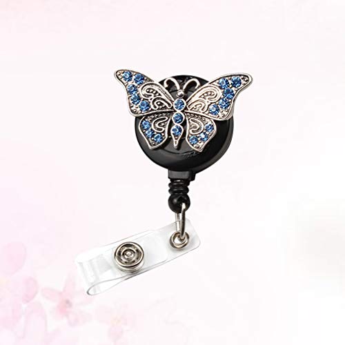 TOYANDONA Portabadge Farfalla Porta Badge ID