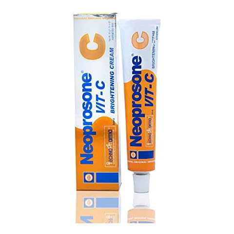 Neoprosone, Skin Lightening Cream | 1.7 fl oz / 50g | Fade Dark Spots on Face, Armpit, Elbows, Knees and Neck | with Vitamin C and Alpha Arbutin Complex Cover