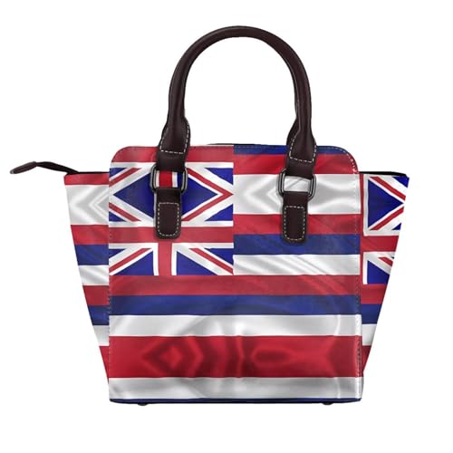 Sac bandoulière drapeau d Hawaï résout le manque de place avec son double porté
