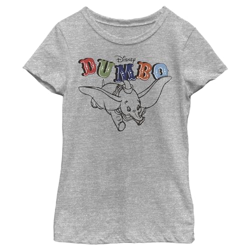 T-Shirt Dumbo Soaring Fille Disney - Vêtement Enfant Manches Courtes Imprimé