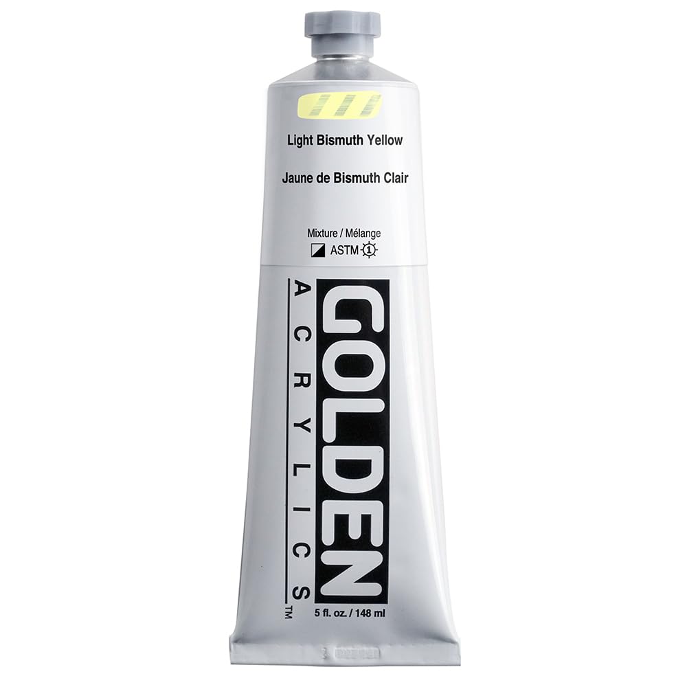 Golden Heavy Body peinture acrylique jaune bismuth 150ml pour atelier d'art